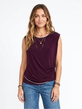 VIVIENNE TAM vintage scoop neck sleeveless top size Small